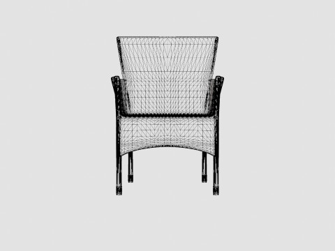 Zaira Dining Chair 3D Model