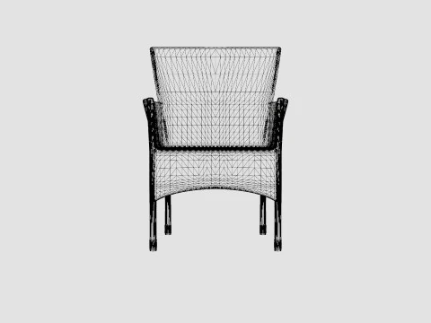 Zaira Dining Chair 3D Model