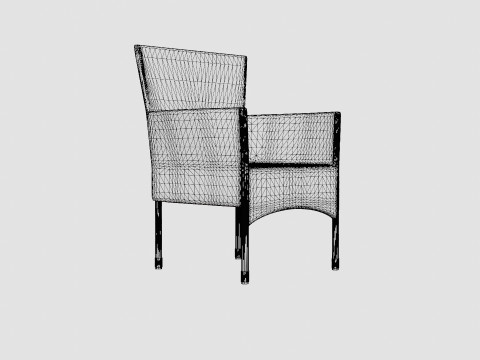 Zaira Dining Chair 3D Model