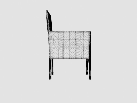 Zaira Dining Chair 3D Model