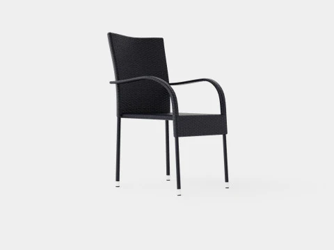 Chaise de salle &agrave; manger Abo Modèle 3D