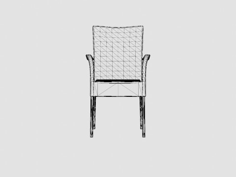 Abo Dining Chair 3D Model