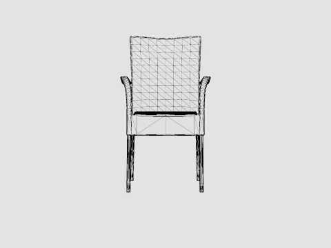 Abo Dining Chair 3D Model