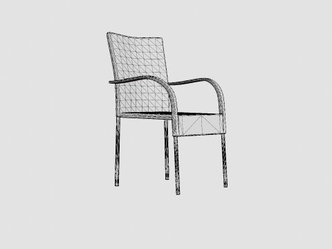 Abo Dining Chair 3D Model