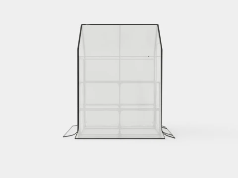 Walk in green house 3D Model