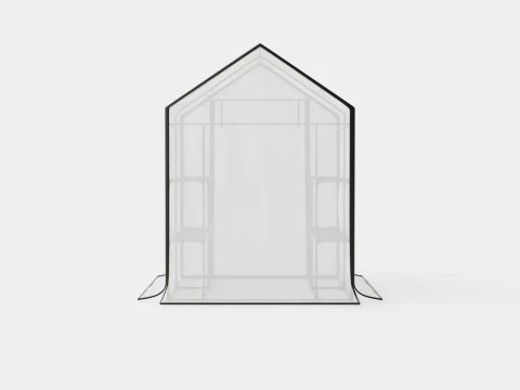 Walk in green house 3D Model