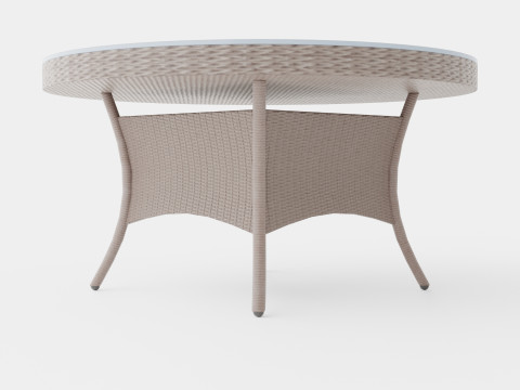 London Table Round 3D Model
