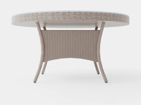 London Table Round 3D Model