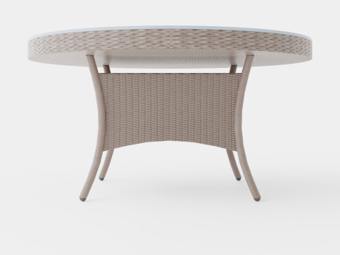 London Table Round Modelo 3D