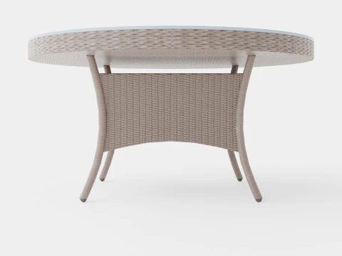 London Table Round 3D Model