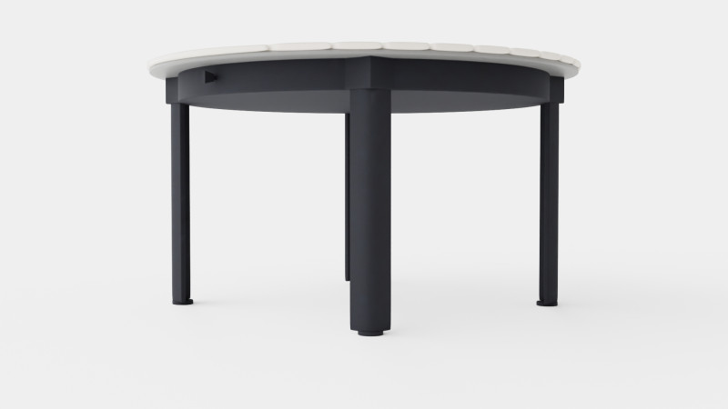 Nydala Round Dining Table Model 3D .c4d .max .obj .3ds .fbx .stl .blend 