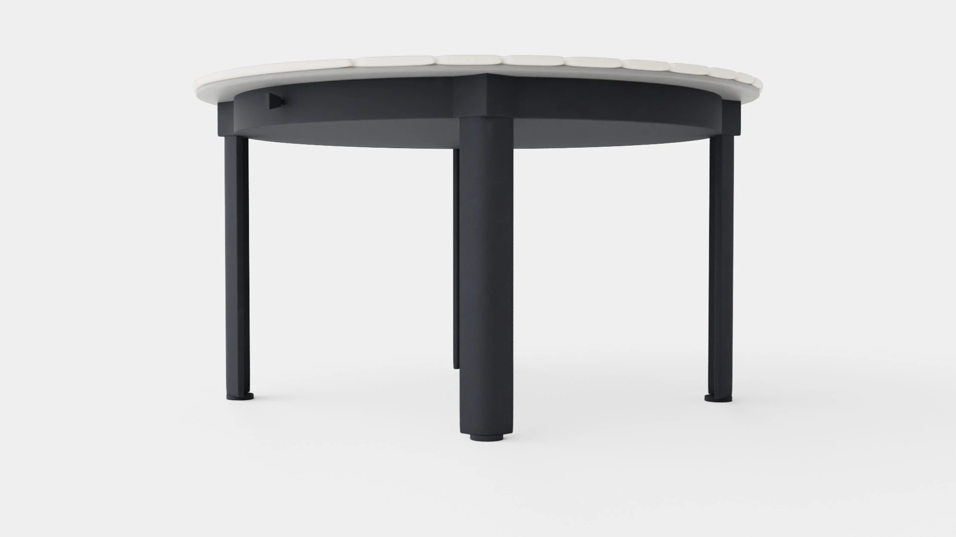 Nydala Round Dining Table 3D Model .c4d .max .obj .3ds .fbx .stl .blend