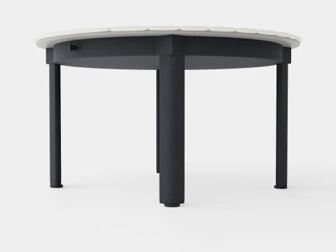 ニーダラ ラウンド ダイニング テーブル 3Dモデル