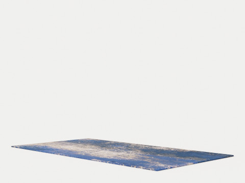 LOUIS DE POORTERE MAD MEN CRACKS 8629 ABYSS BLUE RUG 3D Model