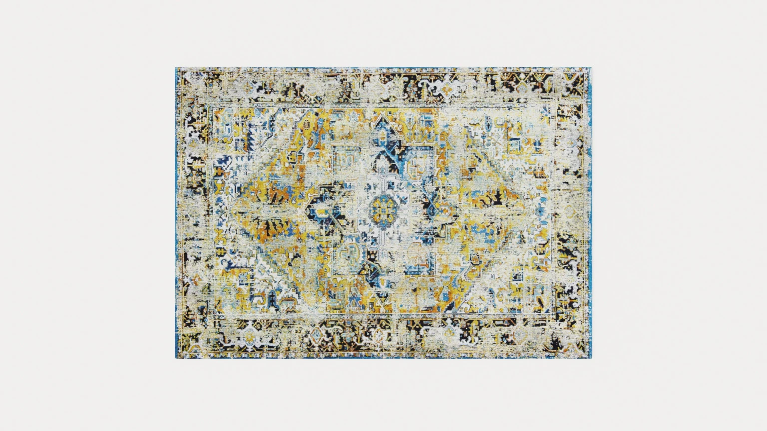 LOUIS DE POORTERE ANTIQUE HERIZ 8704 AMIR GOLD RUGS 3D Model .c4d .max .obj .3ds .fbx .stl .blend