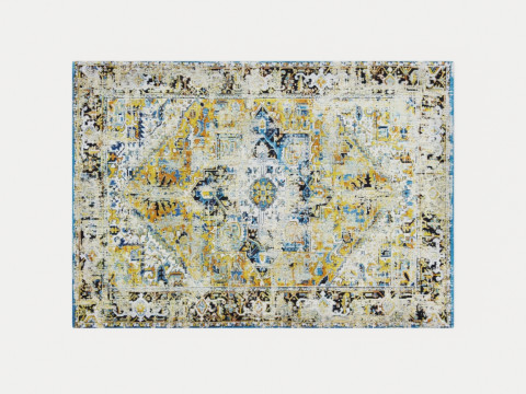 LOUIS DE POORTERE ANTIQUE HERIZ 8704 AMIR GOLD RUGS 3D Model