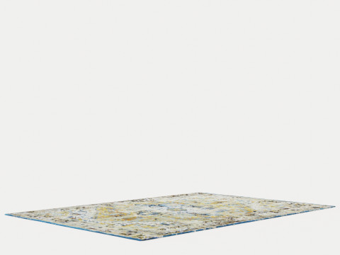 LOUIS DE POORTERE ANTIQUE HERIZ 8704 AMIR GOLD RUGS 3D Model
