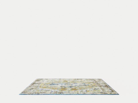 LOUIS DE POORTERE ANTIQUE HERIZ 8704 AMIR GOLD RUGS 3D Model