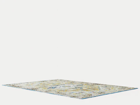 LOUIS DE POORTERE ANTIQUE HERIZ 8704 AMIR GOLD RUGS 3D Model