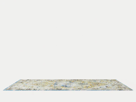LOUIS DE POORTERE ANTIQUE HERIZ 8704 AMIR GOLD RUGS 3D Model