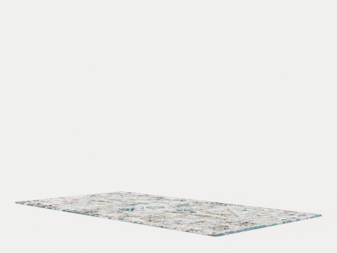 ANTIQUE HERIZ 8708 GOLDEN HORN BEIGE RUGS Modello 3D