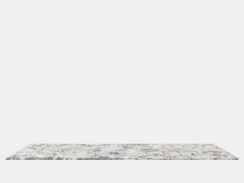 ANTIQUE HERIZ 8708 GOLDEN HORN BEIGE RUGS Modello 3D