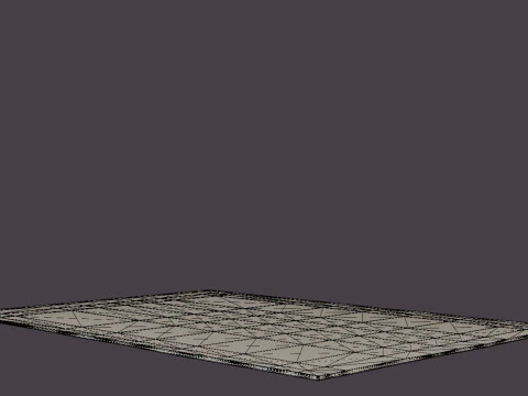 PALAZZO DA MOSTO 9141 TAPIS BORGIA ROUGE Modèle 3D