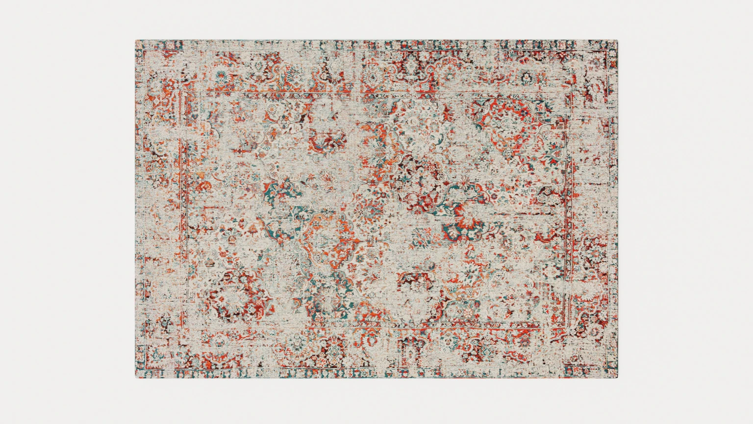 ANTIQUE BAKHTIARI 9128 GALATA RUGS 3D Model .c4d .max .obj .3ds .fbx .stl .blend 