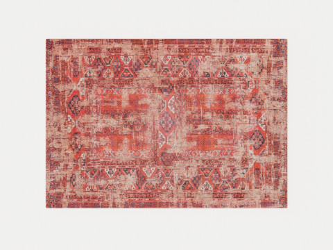 ANTIQUE HADSCHLU 8719 7 8 2 RED RUGS Modello 3D