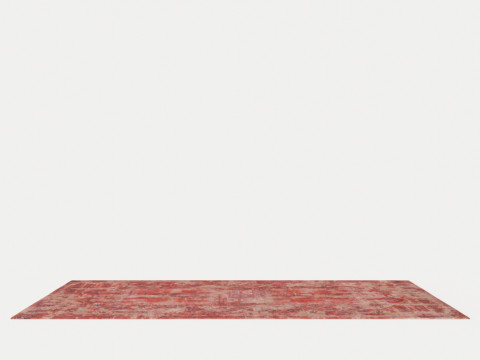 ANTIQUE HADSCHLU 8719 7 8 2 RED RUGS 3D Модель
