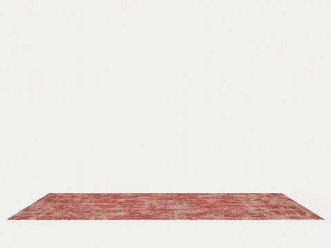 ANTIQUE HADSCHLU 8719 7 8 2 RED RUGS 3D Model
