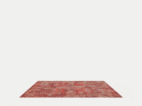 ANTIQUE HADSCHLU 8719 7 8 2 RED RUGS 3D Model