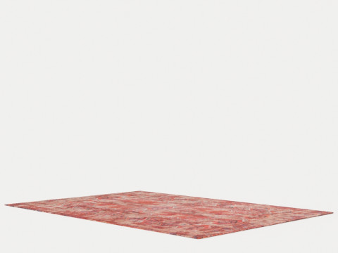 ANTIQUE HADSCHLU 8719 7 8 2 RED RUGS 3D Модель