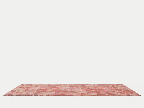 ANTIQUE HADSCHLU 8719 7 8 2 RED RUGS 3D Model