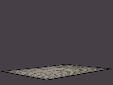 ANTIQUE HADSCHLU 8719 7 8 2 RED RUGS 3D Model