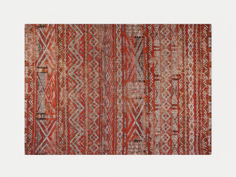 ANTIQUE KILIM 9115 FEZ RED RUGS 3D Model