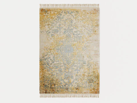 TAPIS NORD ARETAS GRIS OR Modèle 3D