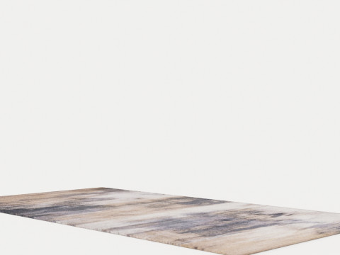 ATLANTIC MONETTI 9121 GIVERNY BEIGE RUGS Modelo 3D