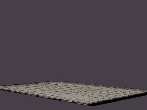 EIK GREY Rug 3D Model