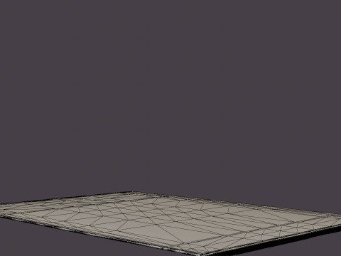 EVEN MOSS Rug 3D Model