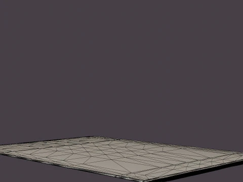 EVEN MOSS Rug 3D Model
