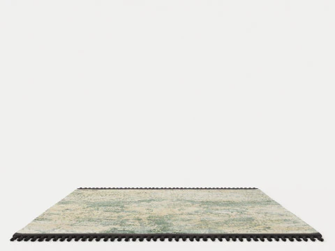 TAPIS NORD IMERIOR BEIGE VERT Modèle 3D