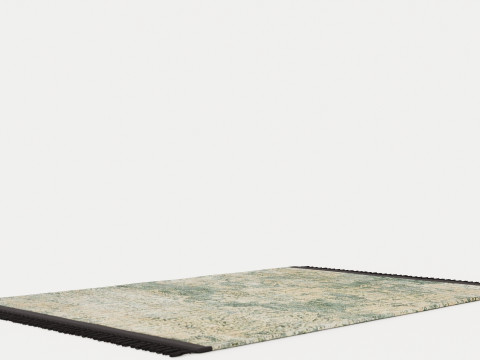 NORD IMMERIOR BEIGE GREEN RUG 3D-Modell