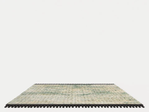 TAPIS NORD IMERIOR BEIGE VERT Modèle 3D