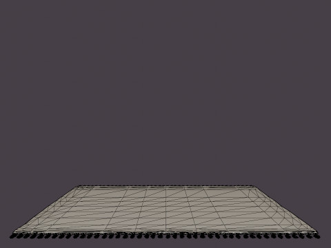 NORD IMMERIOR BEIGE GREEN RUG 3D-Modell