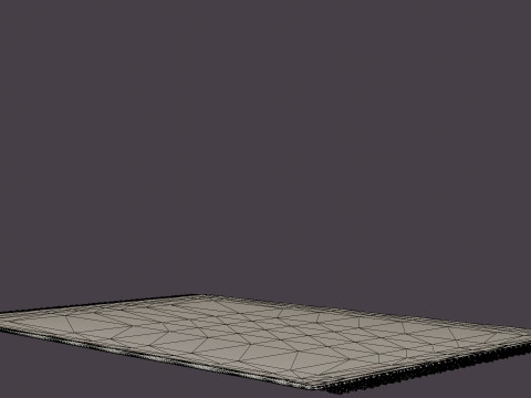 NORD IMMERIOR BEIGE GREEN RUG 3D-Modell