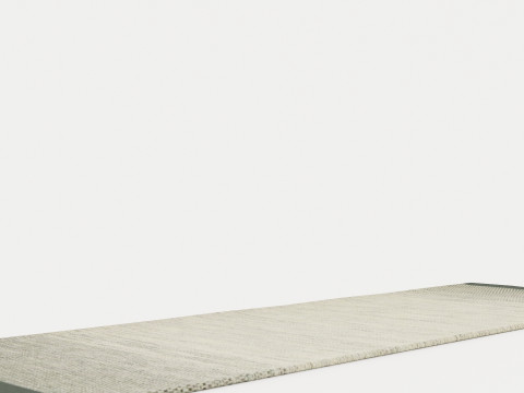 LULE GREEN Rug 3D Model