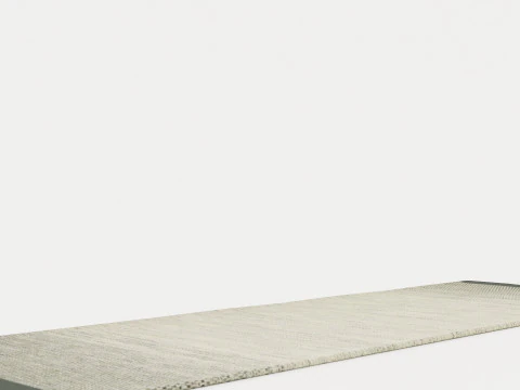 LULE GREEN Rug 3D Model