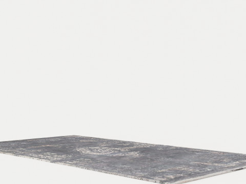 FADING WORLD MEDALLION 8263 MINERAL BLACK RUGS 3D 모델