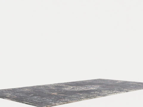 FADING WORLD MEDALLION 8263 MINERAL BLACK RUGS 3D Model